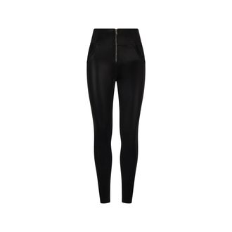 Freddy Pantaloni WR.UP vita alta in similpelle effetto lucido