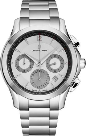 Universal Gen&egrave;ve Timer Chronograph Automatic Silver Dial Mens Watch 871.128-001