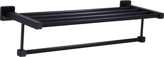 OEM Estante De Pared De Acero Inoxidable Negro De Doble Capa, 40-80 Cm, Para Ba&ntilde;o/balc&oacute;n