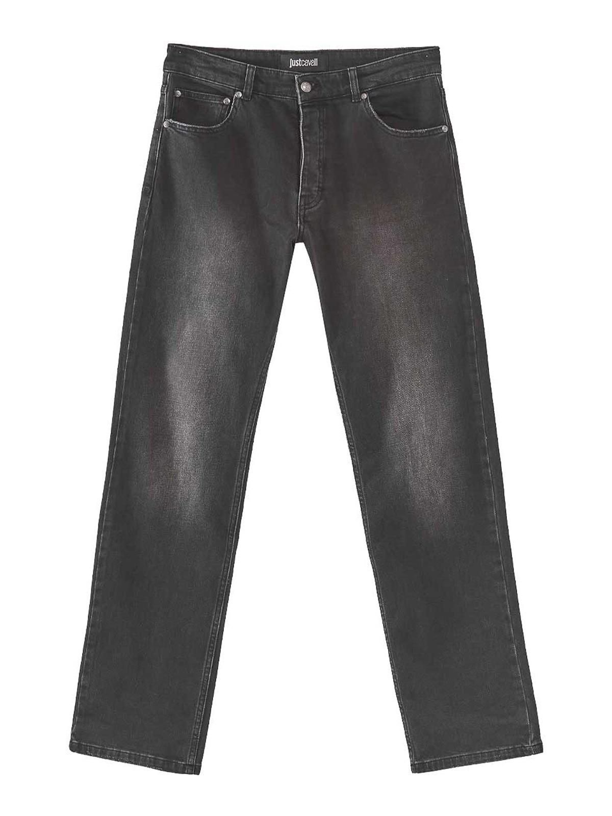 Pantalon Décontracté Femme Just Cavalli Simili Daim Marron - Taille US 4 (IT 40), Neuf
