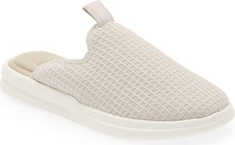 Lusso Pelli Waffle Knit Slipper in Perfect Grey /Marshmallow at Nordstrom, Size 11