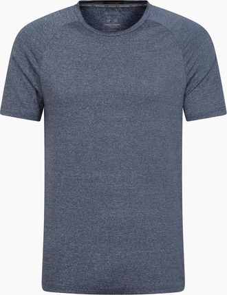 Mountain Warehouse Mens Mountain Warehouse Mens Agra Striped IsoCool T-Shirt - Navy - Size: 36