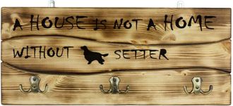 OEM Setter Ingl&eacute;s, Laverack: Percha Con Perro, Expositor De Medallas, Decoraci&oacute;n Del Hogar De Art-dog