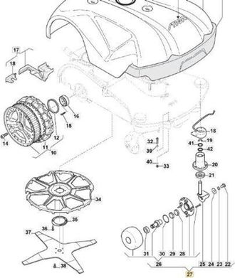 STIGA Sports Conjunto De Rueda Delantera Derecha (l300) Original Stiga - 112600259/0