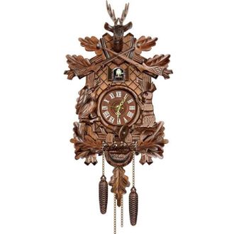 OEM Reloj De Pared Colgante De Madera Con Forma De Cuco, Despertador Con Forma De P&aacute;jaro, Reloj De Cuco Para El Hogar, Decoraci&oacute;n