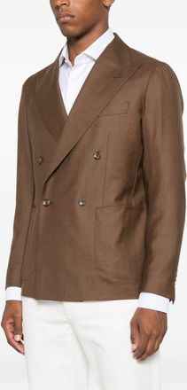 Tagliatore Tagliatore - Tagliatore 0205 Double-breasted Jacket Brown