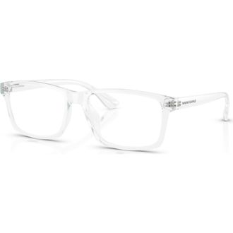 A|X Armani Exchange 56mm Rectangle optical glasses in Transparent at Nordstrom