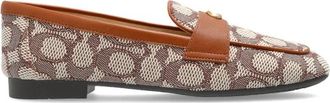 Coach Monogram Loafers - Dames - Loafers - Beige - 37 EU - Leer - Schoenen