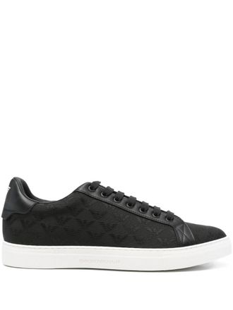 Emporio Armani Allover Logo Sneakers