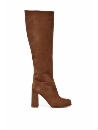 Liviana Conti Brown Suede High Boots