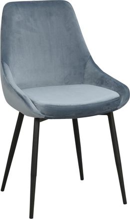 Rowico Samtstuhl Sina - Hellblau