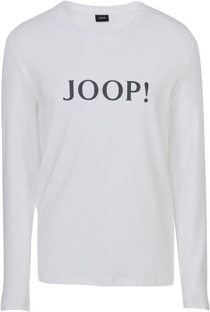 Joop Langarmshirt JOOP Comfort, Herren, Gr. S, weiss (wei&szlig;), Jersey, Obermaterial: 95% Baumwolle, 5% Elasthan, unifarben, comfort fit h&uuml;ftlang, Rundhals, g