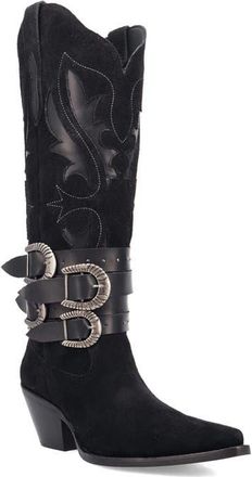 Dingo Buck Wild Knee High Western Boot in Black at Nordstrom, Size 7.5