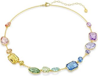 Swarovski Gema Gold-Tone Plated Crystal Necklace