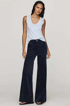 Pilcro Rylan High-Rise Flare Jeans by Pilcro: Corduroy Edition