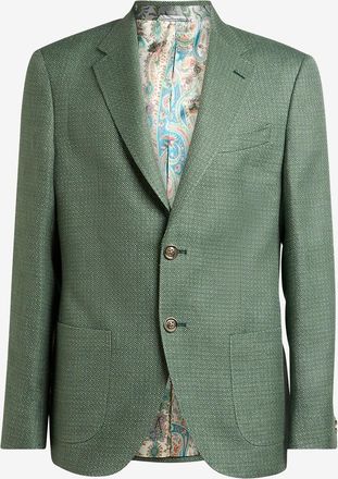 Etro Einreihiger Baumwoll-Tweed-Blazer Roma Sport