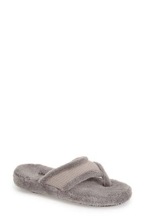 Acorn Waffle Spa Slipper in Grey at Nordstrom, Size X-Large
