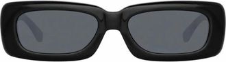 The Attico Mini Marfa Zonnebril - Dames - Zonnebrillen - Zwart - ONE Size - Accessoires