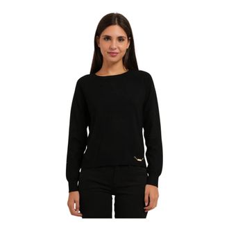 Gaud&igrave; Crew Neck Sweater - Dames - Ronde hals truien - Zwart - XL - Truien & Vesten