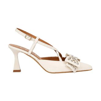 Ovye By Cristina Lucchi Schoenen, Dames, Beige, 39 EU, Leer, Slingback In Pelle Classico