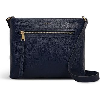 Radley London Pickwick Small Ziptop Crossbody Bag in Ink at Nordstrom