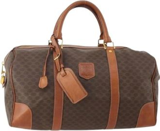 Celine Pre-owned Weekend Bags, female, Brown, Size: ONE SIZE Pre-owned Vintage Boston Bag