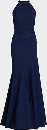La Petite Robe Di Chiara Boni Janis Sleeveless Halter Gown