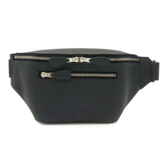 Herm&egrave;s Blue Indigo Taurillon Clemence Leather Sling Bag (Pre-Owned)
