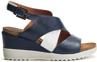 Moda in Pelle Moda in Pelle Womens Kalina Navy Sandals Leather - Size EU 36