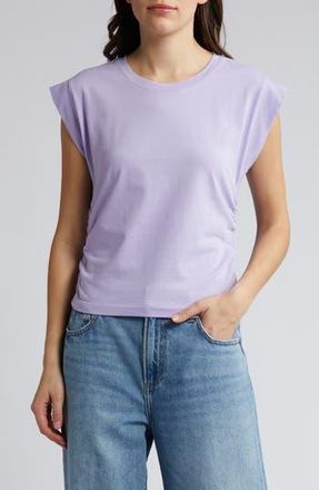 Madewell Side Cinch Muscle Tee in Subtle Lavender at Nordstrom Rack, Size X-Small