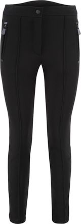 Moncler Womens High-Waist Twill Trousers Black Polyamide (nylon) Track Pants