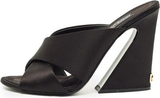 Dolce & Gabbana Sandali con design a incrocio - Nero