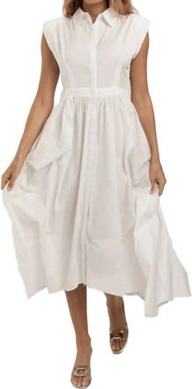 Cecelia New York Justine Sleeveless Dress In White