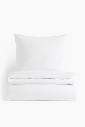 H&M Einzelbettw&auml;sche aus Baumwolle - White