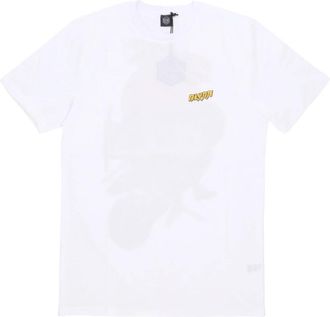 Dolly Noire Samurai Knight Tee Urban Style T-Shirt - Heren - T-shirts - Wit - L - Katoen - Tops