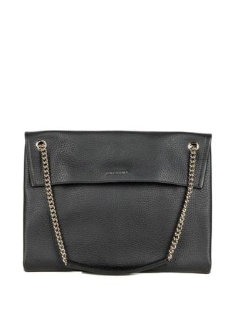 Orciani chain strap shoulder bag - Black