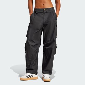 adidas Originals ADIDAS Originals Womens Cargo Pants - Black Recycled Material - Size 12 UK