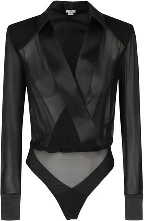 Elisabetta Franchi Body - Dames - Bodies - Zwart - S - Tops