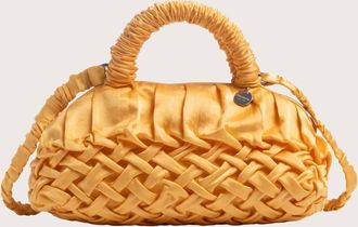 Merlette Womens Lune Mini Handbag In Marigold