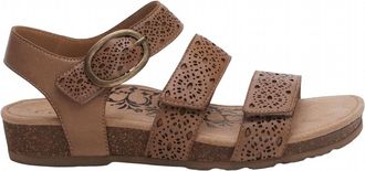 Aetrex Womens Lilly Cutout Sandals In Taupe