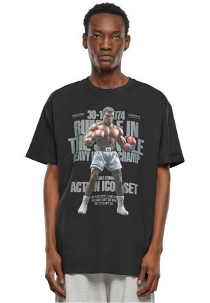 Mister Tee MT Upscale Mens Mt3114-Rumble Heavy Oversize Tee T-Shirt, Black, XS Große Größen Tall