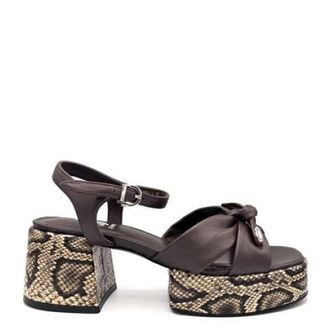 Jeannot High Heel Sandals, female, Gray, Size: 10 US Tj563 Sandalo