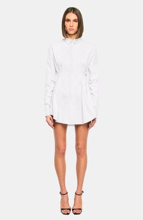 OW Collection ELLA Shirt Dress in White at Nordstrom, Size X-Small