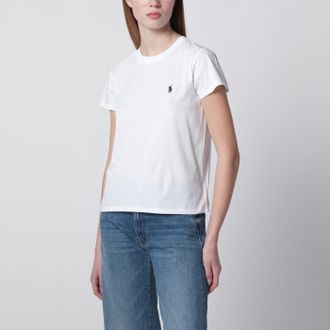 Polo Ralph Lauren T-shirt bianca in cotone