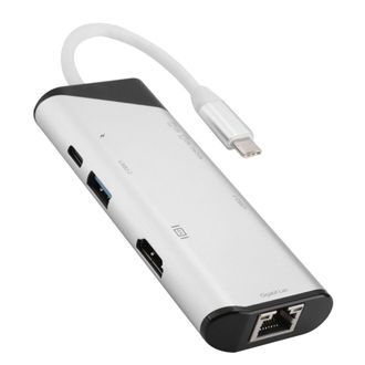 OEM Concentrador Multipuerto Port&aacute;til, Carcasa De Aluminio, Adaptador Multimedia, Compatible Con Transmisi&oacute;n De Alta Velocidad Y Funcionalidad Otg Bidirec