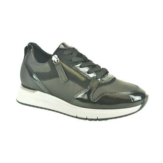 Gabor Zwart+Lace Runner N.+tiret - Dames - Schoenen - Zwart - Maat: 33 1/2 EU