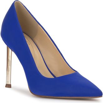 Jessica Simpson Kheloe Pointed Toe Pump in Blue Royale at Nordstrom, Size 6.5