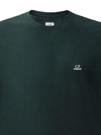 C.P. Company Mens T-Shirt Green Cotton T-Shirts And Polos