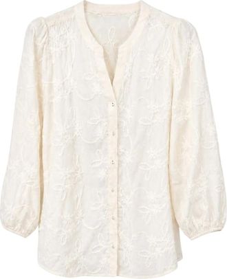 2-Biz Mujer, Blusas y Camisas, Blanco, Talla: L