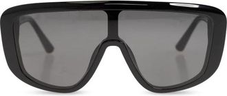 Dolce & Gabbana Shield Zonnebril - Heren - Zonnebrillen - Zwart - ONE Size - Nylon - Accessoires